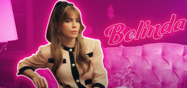 Así se ve Belinda en Mentiras, La Serie.